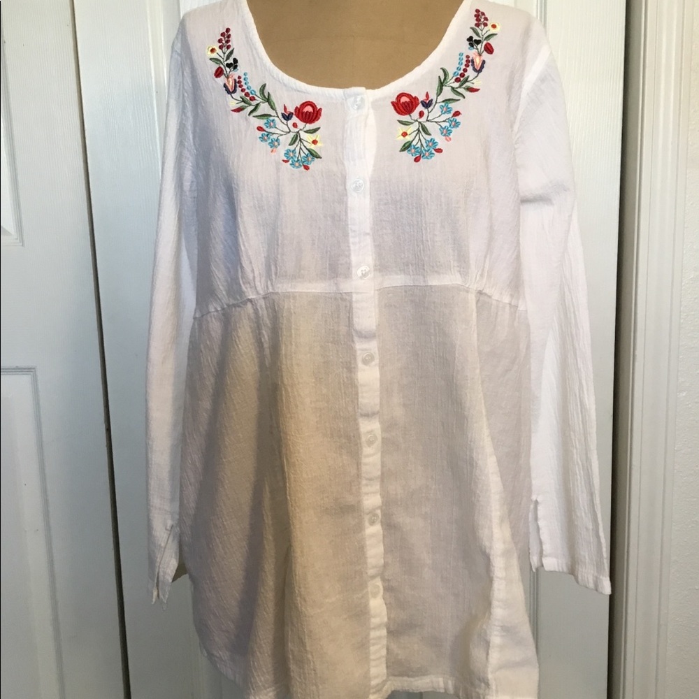 Boho Chic Maternity Blouse